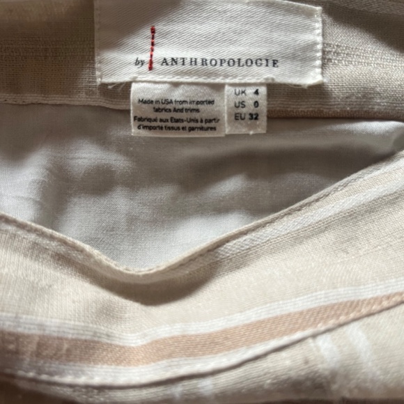 Anthropologie cream midi skirt - Picture 3 of 4